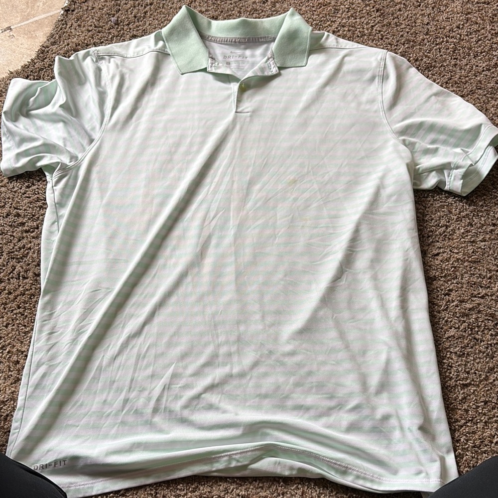 Travis Mathew Green Polo Shirt Classic Knit